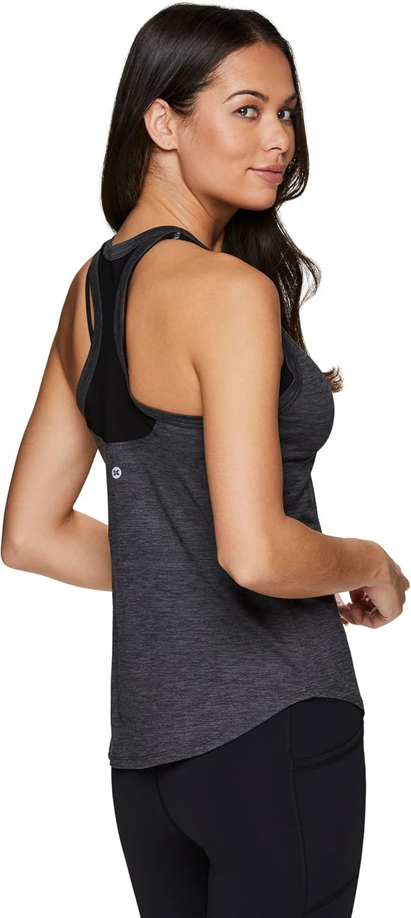Active Women'S Sleeveless Athletic Performance Running Workout Yoga Tank Top with Mesh Ventilation