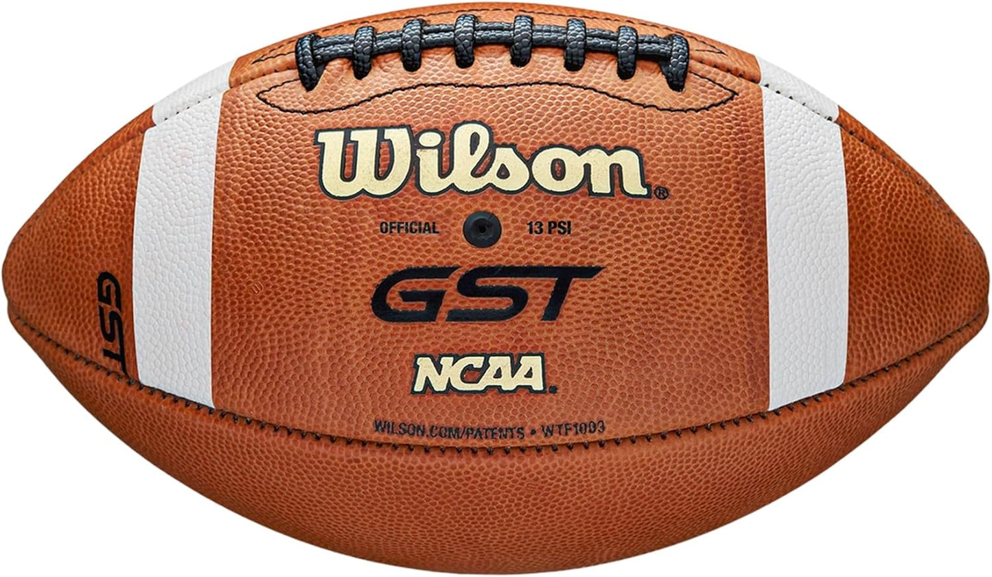WILSON GST Leather Game Football - Official
