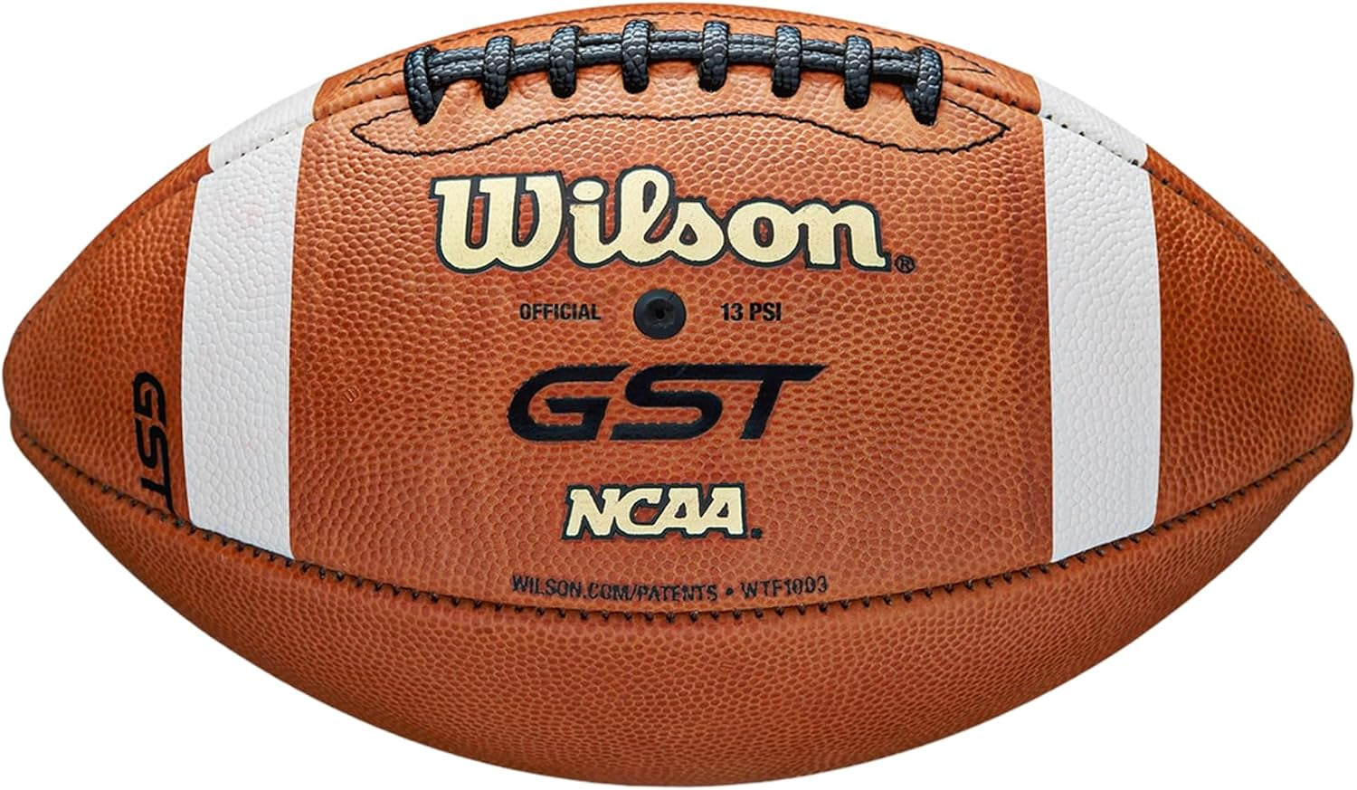 WILSON GST Leather Game Football - Official