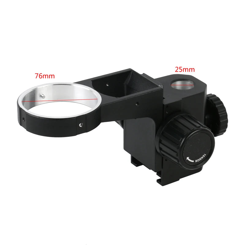 76Mm Diameter Adjustable Zoom Stereo Microscopes Support Holder Focusing Bracket for Tinocular Microscope Binocular Microscope