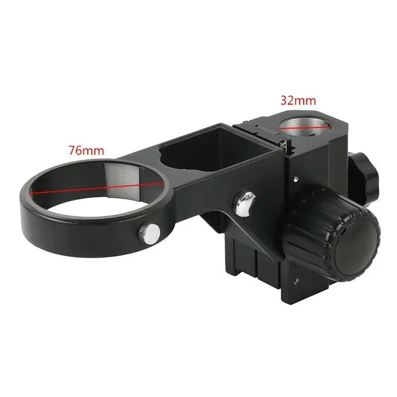 76Mm Diameter Adjustable Zoom Stereo Microscopes Support Holder Focusing Bracket for Tinocular Microscope Binocular Microscope
