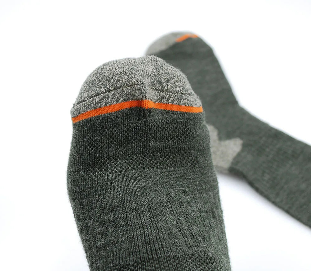 Men'S Merino Wool Fleece Sock Woolen Thermal Warm Winter Athletics Breathable Socks for Male 41-46