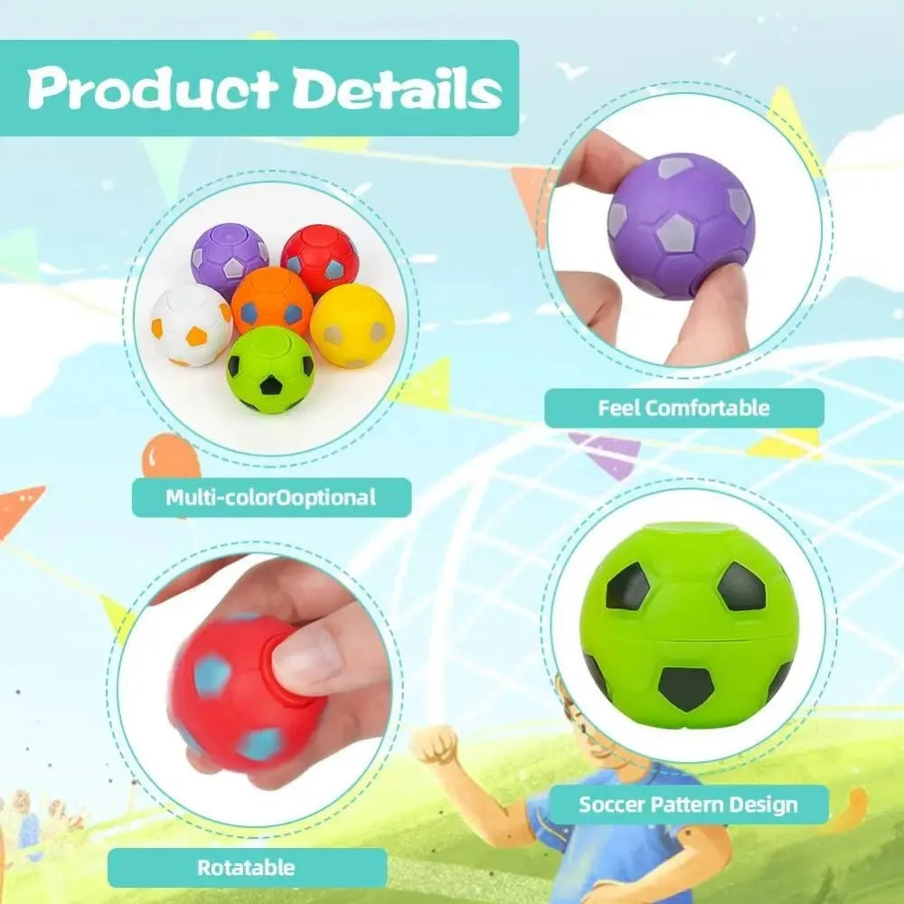 10/30 Children'S Mini Soccer Toys, Rotatable Soccer Finger Pressure Ball, Soccer Party Favorite