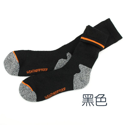 Men'S Merino Wool Fleece Sock Woolen Thermal Warm Winter Athletics Breathable Socks for Male 41-46