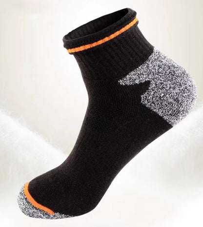 Men'S Merino Wool Fleece Sock Woolen Thermal Warm Winter Athletics Breathable Socks for Male 41-46