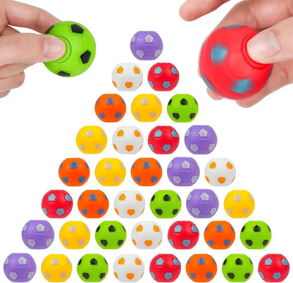 10/30 Children'S Mini Soccer Toys, Rotatable Soccer Finger Pressure Ball, Soccer Party Favorite