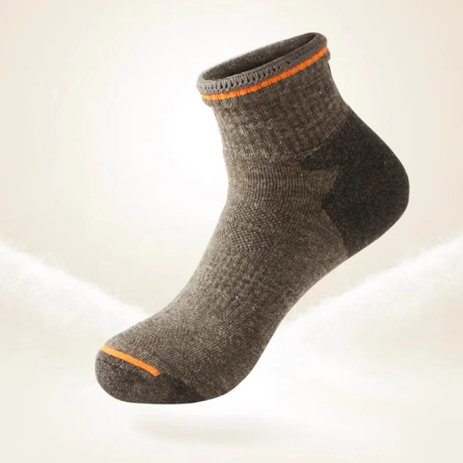 Men'S Merino Wool Fleece Sock Woolen Thermal Warm Winter Athletics Breathable Socks for Male 41-46