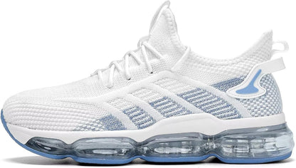 Mens Running Shoes Air Cushion Slip on Walking Tennis Sneakers Fashion Casual Breathable Trail Sport Gym
