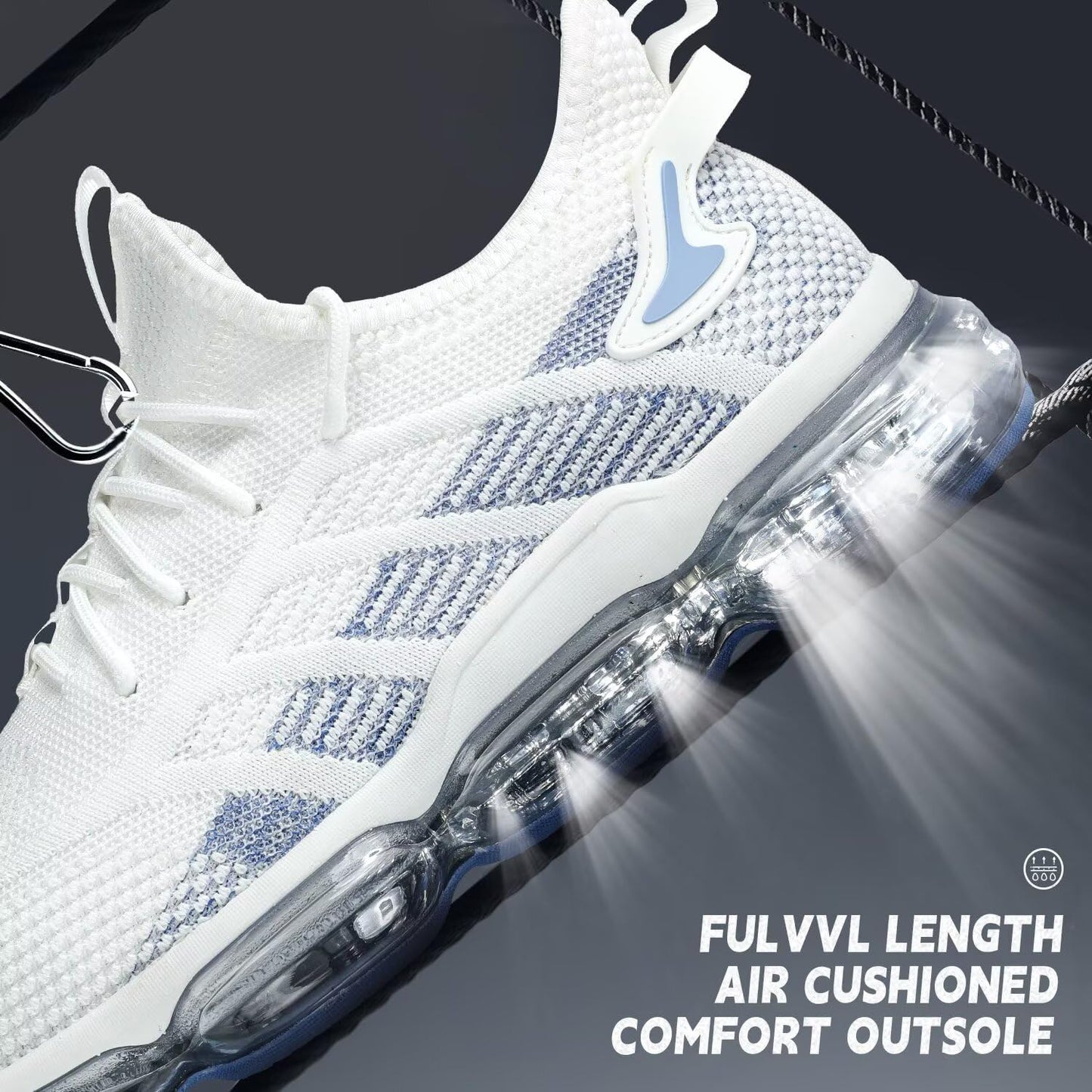 Mens Running Shoes Air Cushion Slip on Walking Tennis Sneakers Fashion Casual Breathable Trail Sport Gym