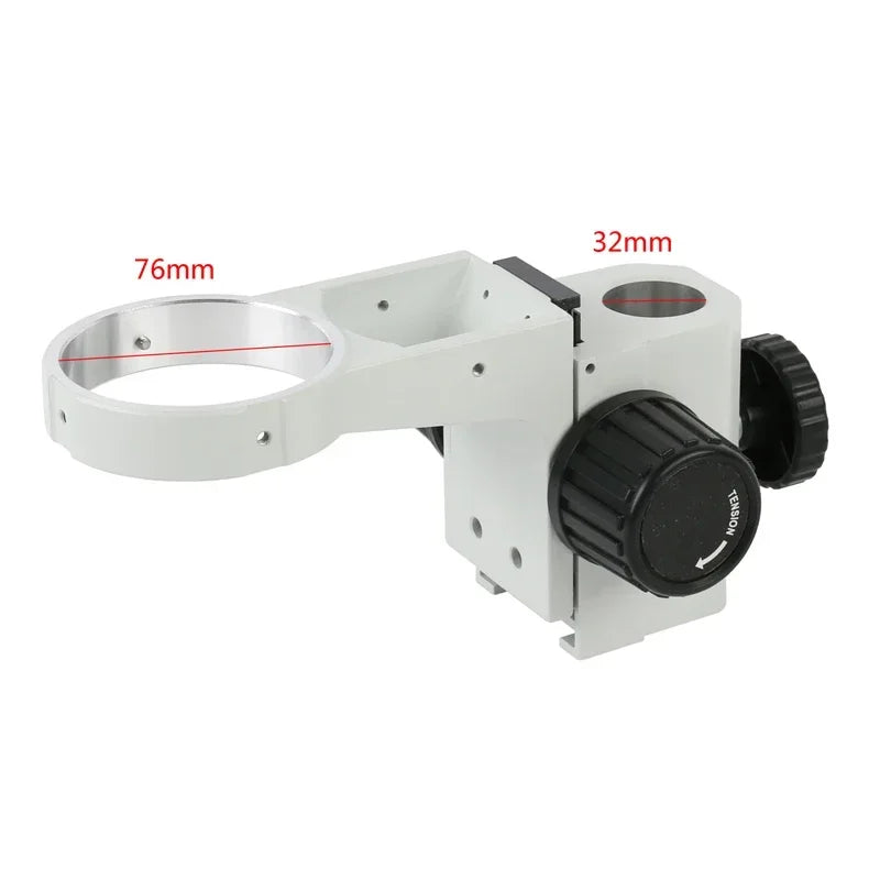 76Mm Diameter Adjustable Zoom Stereo Microscopes Support Holder Focusing Bracket for Tinocular Microscope Binocular Microscope