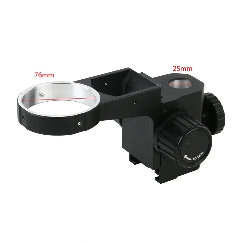 76Mm Diameter Adjustable Zoom Stereo Microscopes Support Holder Focusing Bracket for Tinocular Microscope Binocular Microscope