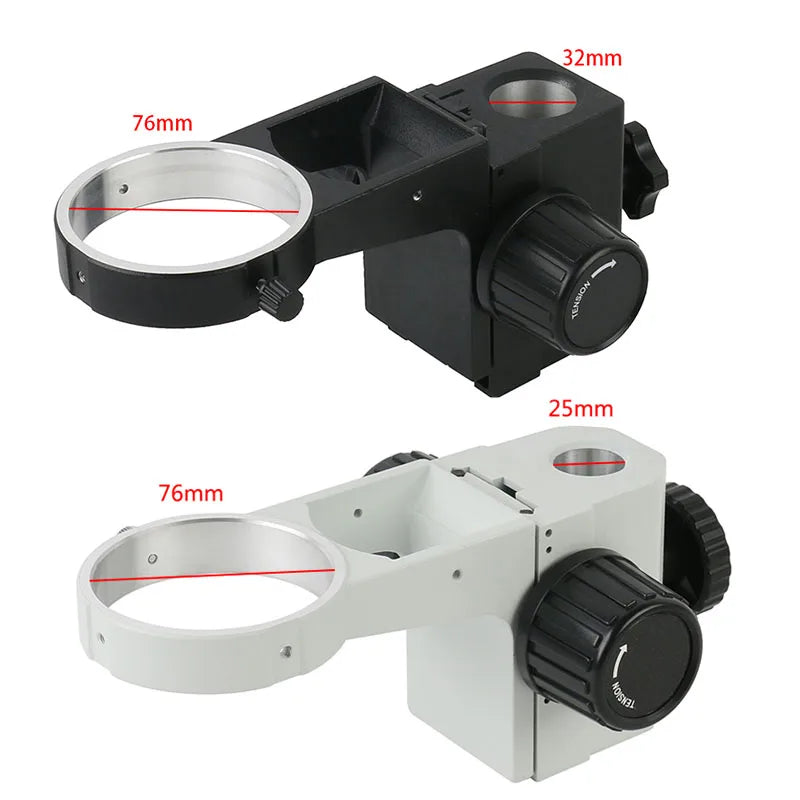 76Mm Diameter Adjustable Zoom Stereo Microscopes Support Holder Focusing Bracket for Tinocular Microscope Binocular Microscope