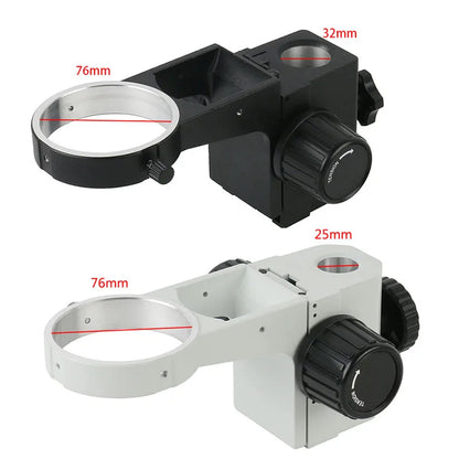 76Mm Diameter Adjustable Zoom Stereo Microscopes Support Holder Focusing Bracket for Tinocular Microscope Binocular Microscope