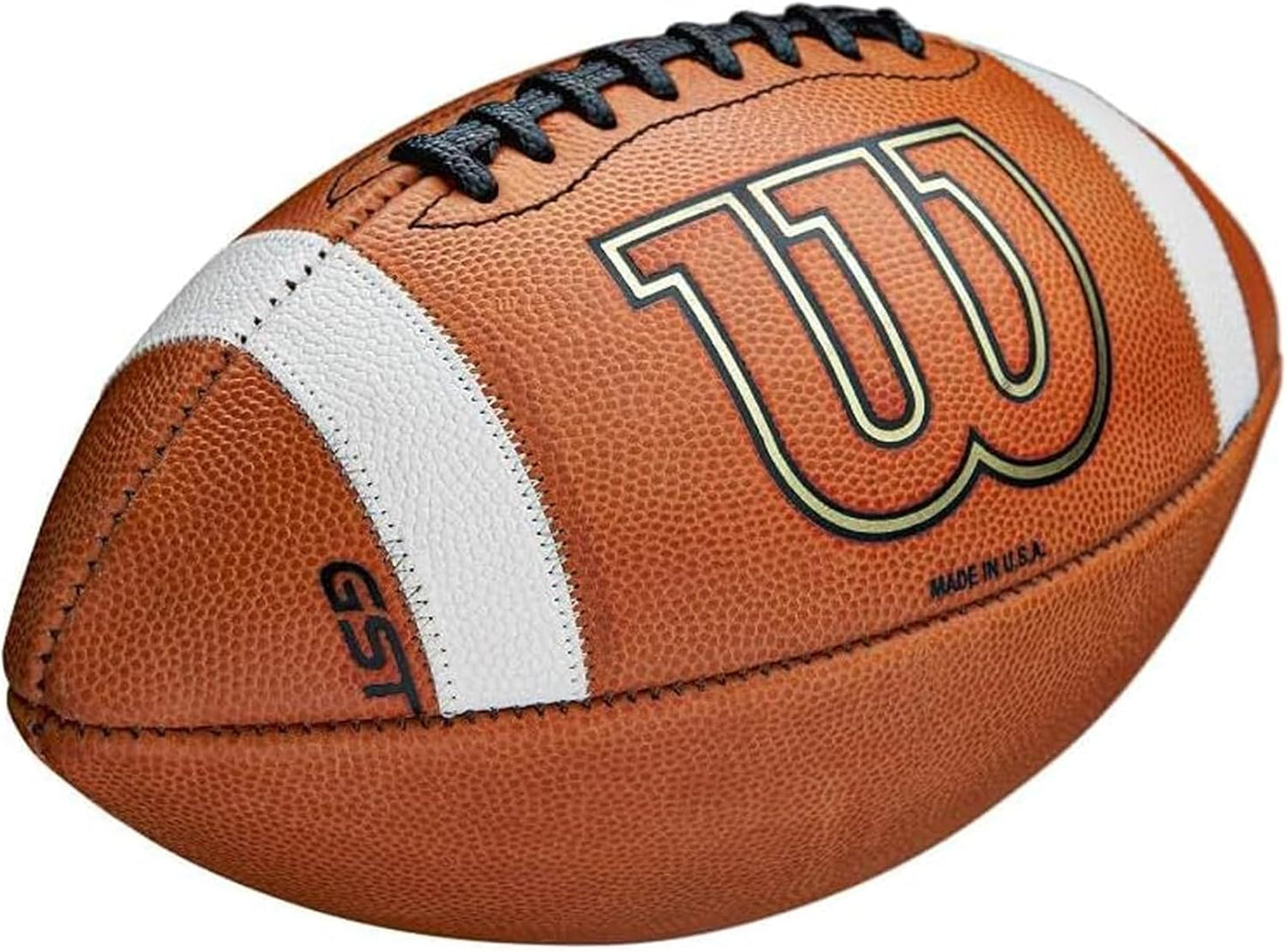 WILSON GST Leather Game Football - Official