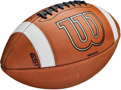 WILSON GST Leather Game Football - Official