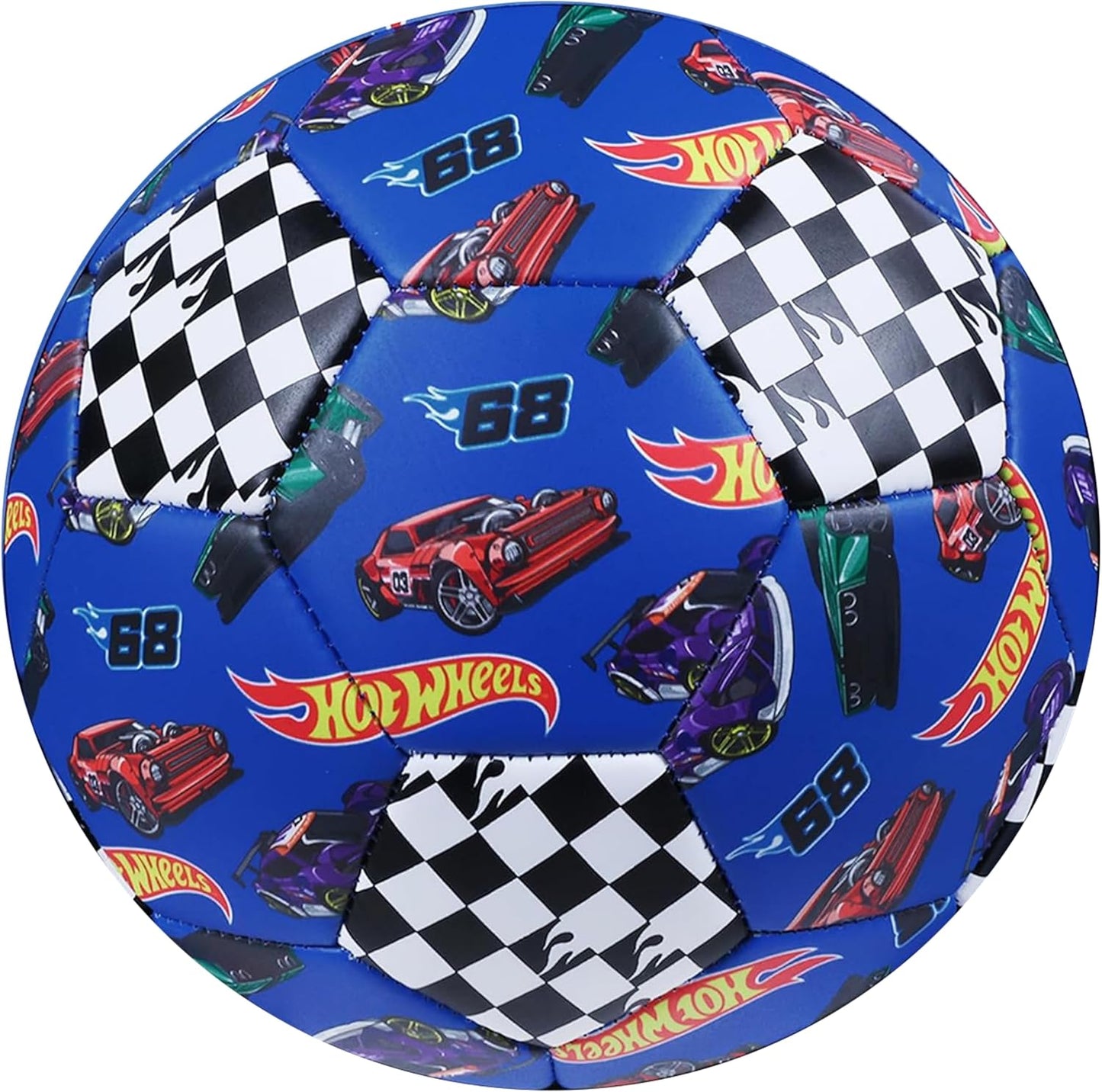 Hot Wheels Kids Soccer Ball Sizes 3, 5, Officially Licensed Futbol for Boys and Girls Youth Soccer Players