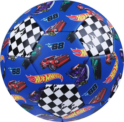 Hot Wheels Kids Soccer Ball Sizes 3, 5, Officially Licensed Futbol for Boys and Girls Youth Soccer Players