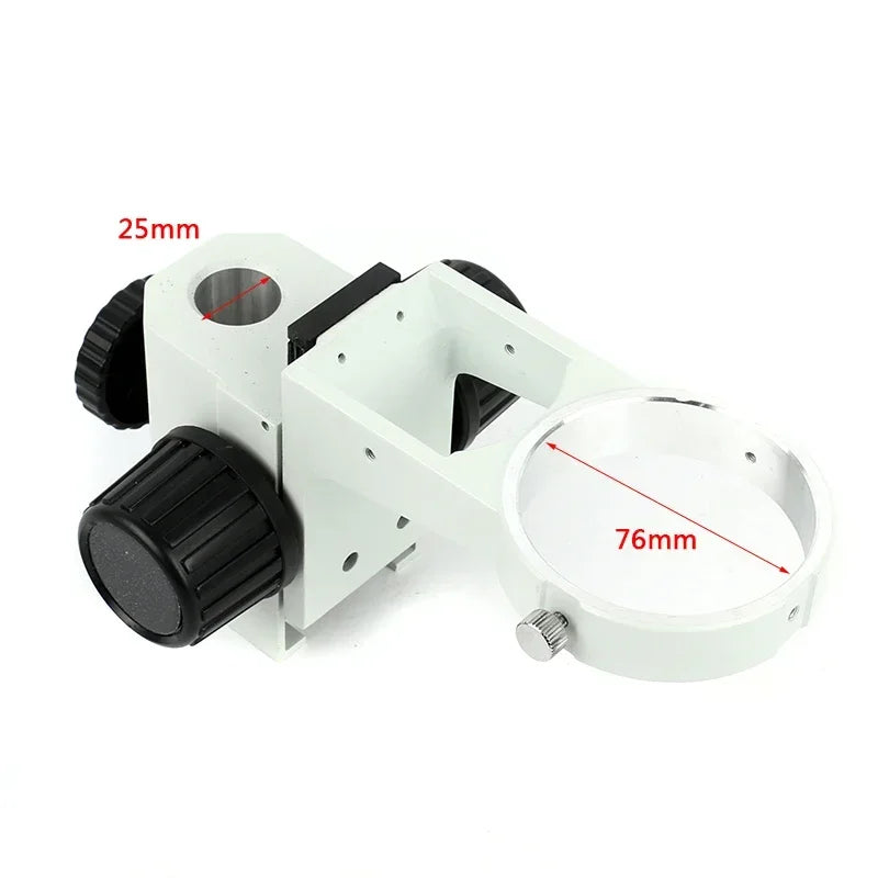76Mm Diameter Adjustable Zoom Stereo Microscopes Support Holder Focusing Bracket for Tinocular Microscope Binocular Microscope