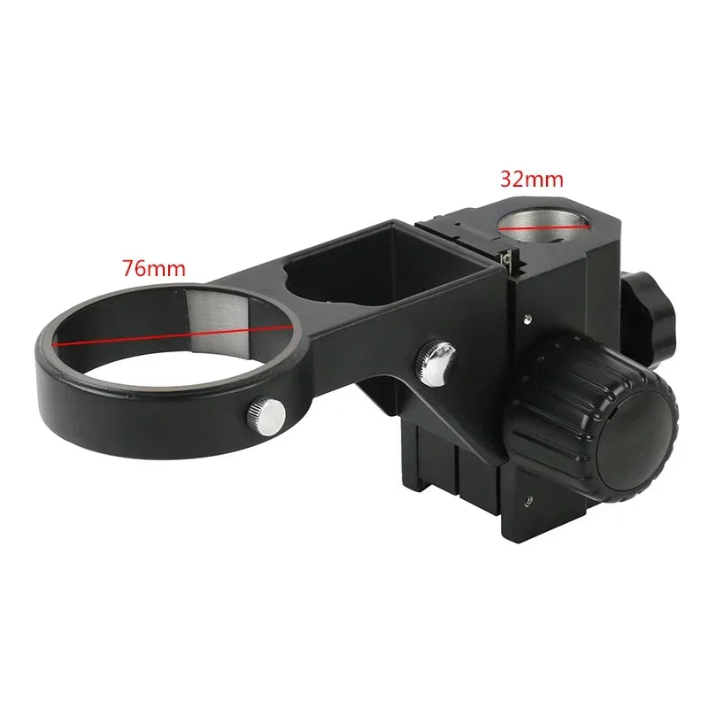 76Mm Diameter Adjustable Zoom Stereo Microscopes Support Holder Focusing Bracket for Tinocular Microscope Binocular Microscope