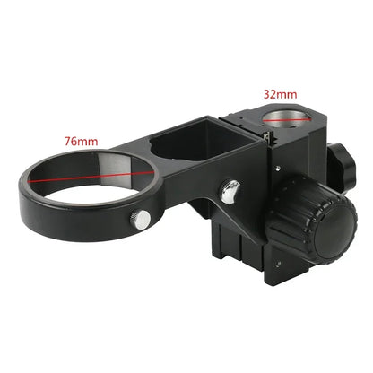76Mm Diameter Adjustable Zoom Stereo Microscopes Support Holder Focusing Bracket for Tinocular Microscope Binocular Microscope