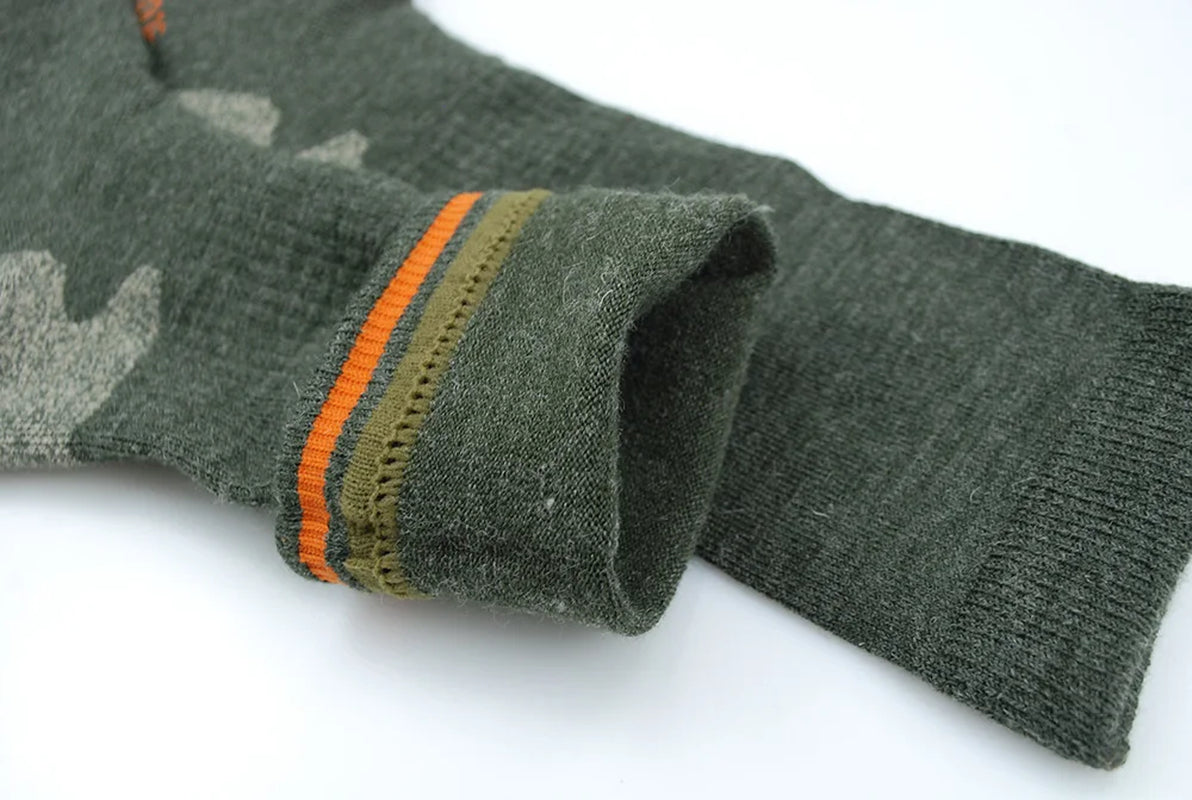 Men'S Merino Wool Fleece Sock Woolen Thermal Warm Winter Athletics Breathable Socks for Male 41-46